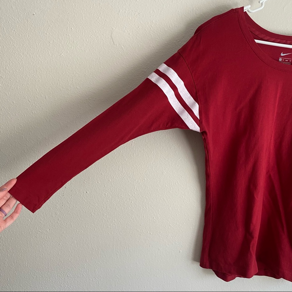 Nike Arkansas Razorbacks Varsity Long Sleeve Shirt Size Extra Small - Picture 2 of 7